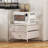 Mini Fridge Stand With Storage, 2 Drawer Fridge Cart, Dorm Fridge Table With 4 Swivel Wheels-737691104