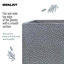 Indoor Square Planter, Indoor Plant Pot Stand for Indoor Plants, Slate Effect Square Plant Pot, Flower Pot on Metal Stand-93635337-93635338