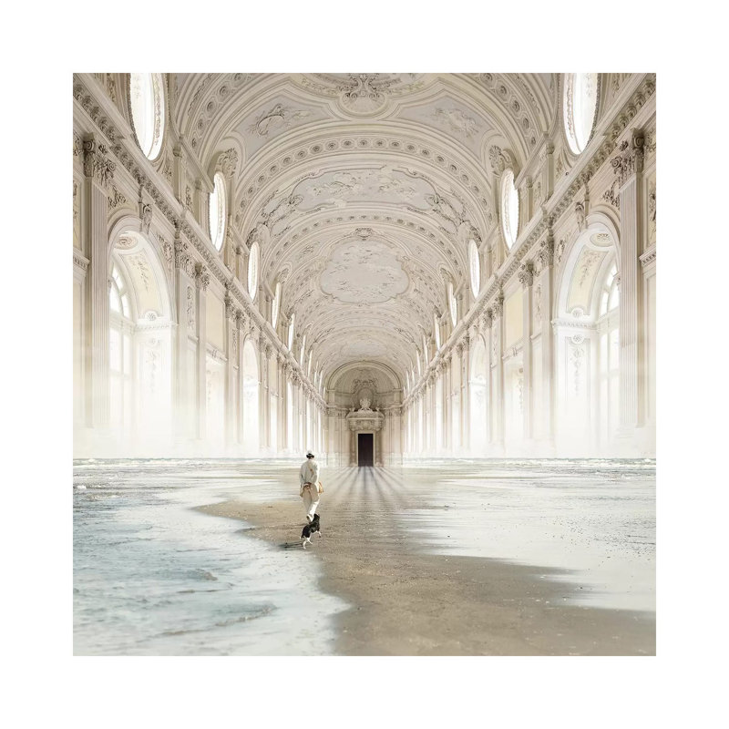 The Line by Evgenij Soloviev - Wrapped Canvas Gallery-Wrapped Canvas Giclée, 45.72 cm H x 45.72 cm W
