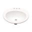 Lavabo de salle de bain encastré en céramique blanc 20 po x 18 po - Moderne, teinté, convient à divers endroits 20 po x 18 po