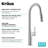 Oletto Pull Down Single Handle Kitchen Faucet-56054265