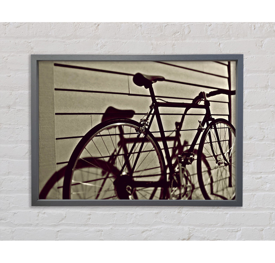 Vintage Schwinn Bike - Einzelbildrahmen Kunstdrucke auf Leinwand