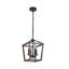 Luminaire suspendu rectangulaire 1 lumière