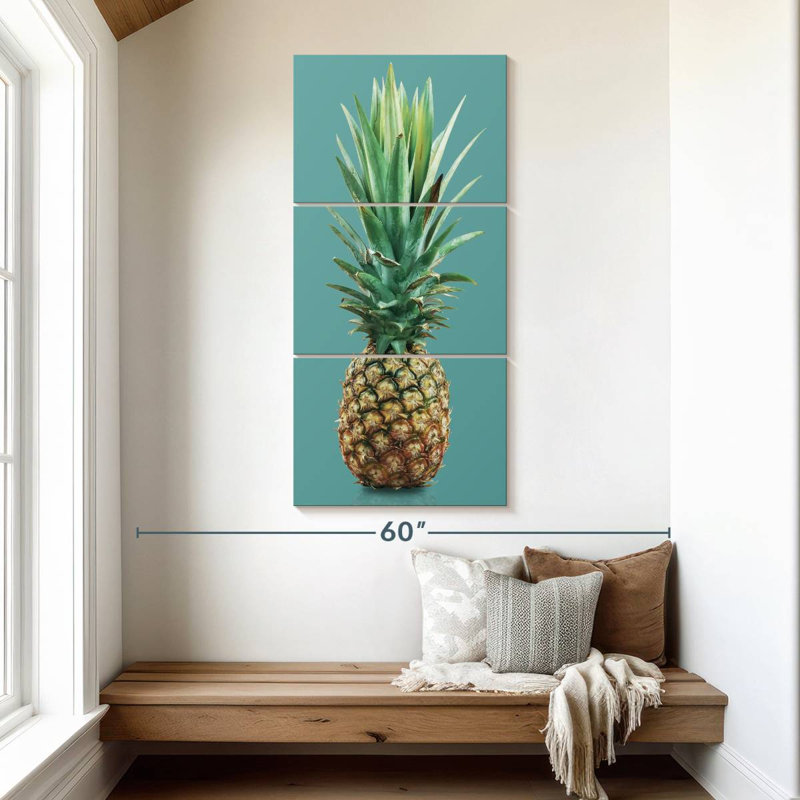 Crowned Pineapple, 52" H x 24" W