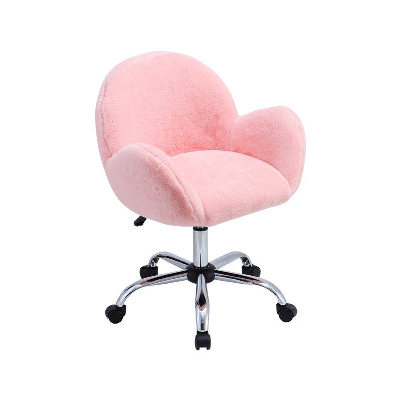 Adhvik Office Chair, Pink