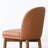 Mid-Century Faux Leather Dining Chairs with Solid Wood Legs