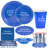 COMBO-PARTY SET: 419 PCS Complete Disposable Dining Solution for Your Event: 50-Servings-210399084
