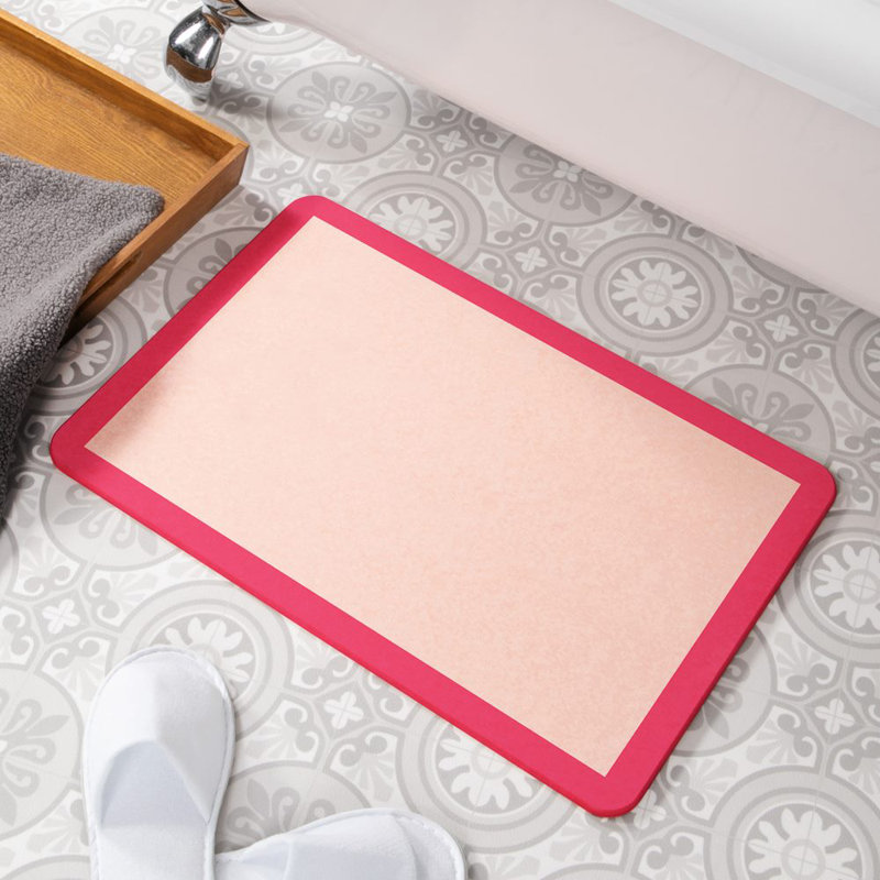Non-Slip Bath Mat, Pink