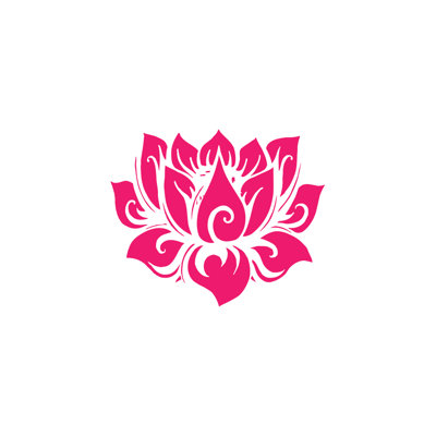 Décalcomanie murale yoga lotus