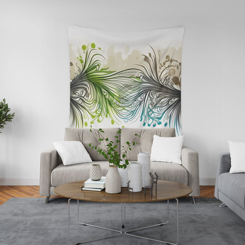 Tapisserie murale, H 88 po x l 104 po