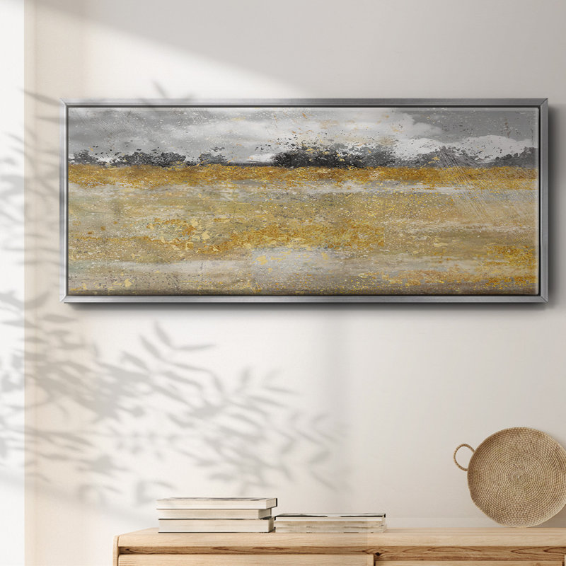 Meadow Shimmer II- Framed Canvas