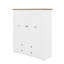 Armoire penderie 4 portes avec 2 tiroirs