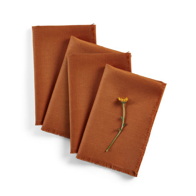 Fringe - 100% Pure Linen Dinner Napkins