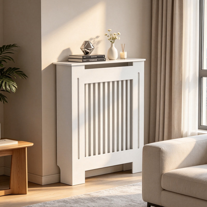 Abels Radiator Cover, 101.5cm H x 78cm W x 19cm D, 1