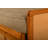 Full-size Futon Frame with Storage in Honey Finish, Mattress not Included