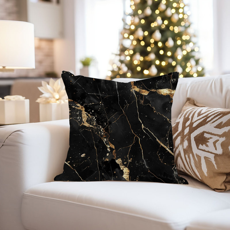 Abstract Geode Marble Patterns - XV Modern Throw Pillow Cover, 20x20