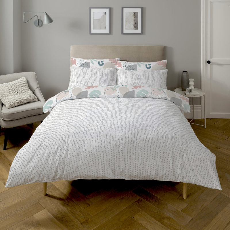 Darrington Duvet Cover Set, White, Super King