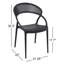 Chaise d'appoint empilable pour patio Farrah-118013889