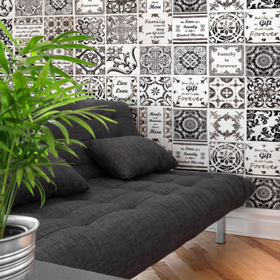 50.8 cm. W x 50.8 cm. L Shower Peel and Stick Mosaic Tile