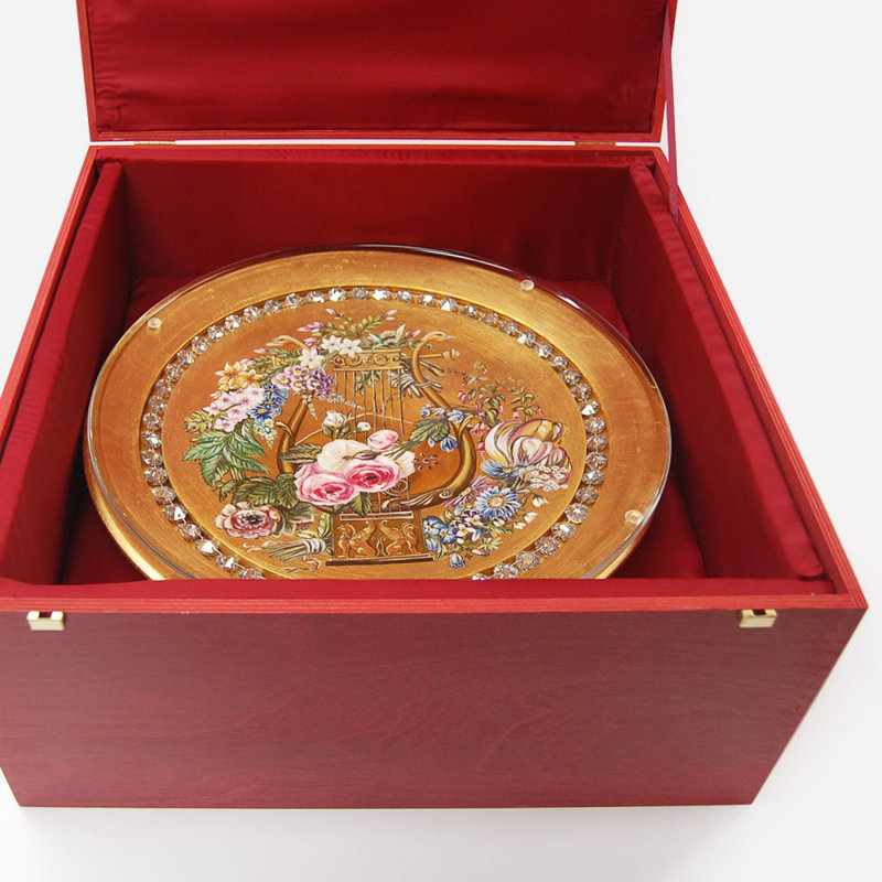 Kalomira Handmade Wood Decorative Plate
