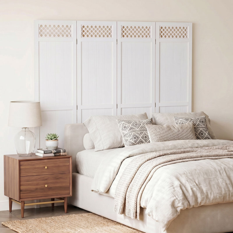 Cloison 67 po, 4, Distressed White