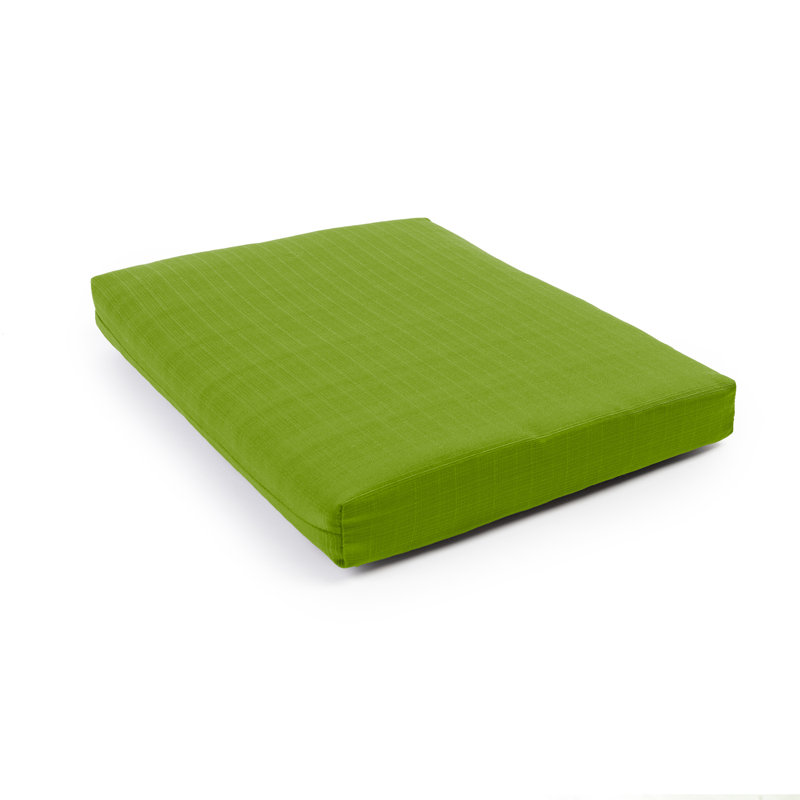 Tailored. Modern Look Seat Cushion With Zipper And Padded Polyester Fill., Kiwi