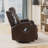 Faux Leather Power Recliner-547584268