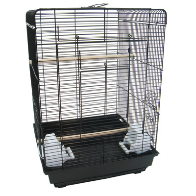 Cage à oiseau à plateau plat