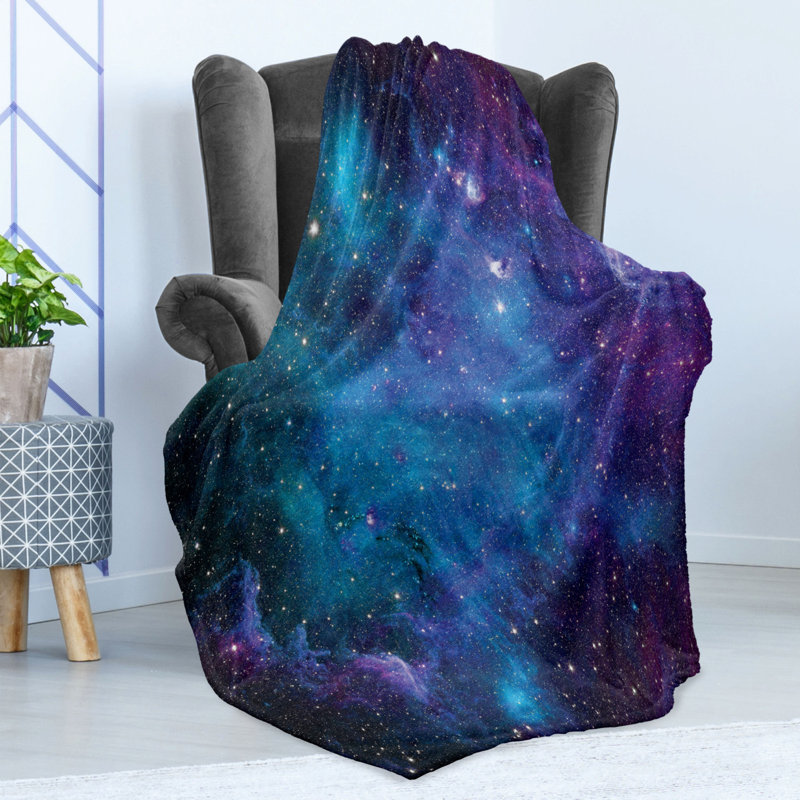 Hand Woven Throw Blanket, 60" W x 80" L