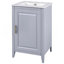 Meuble-lavabo de 20,3 po avec lavabo, tiroir fonctionnel, tablette de porte, porte à fermeture en douceur-1600963012