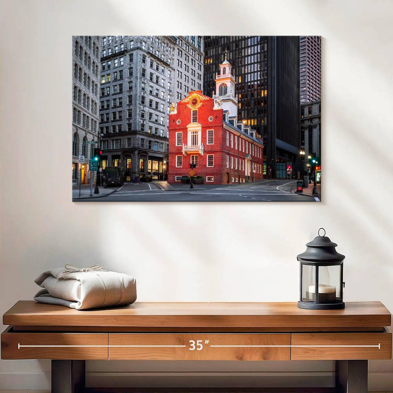 Boston Old State House de Boston, H 16 po x l 24 po