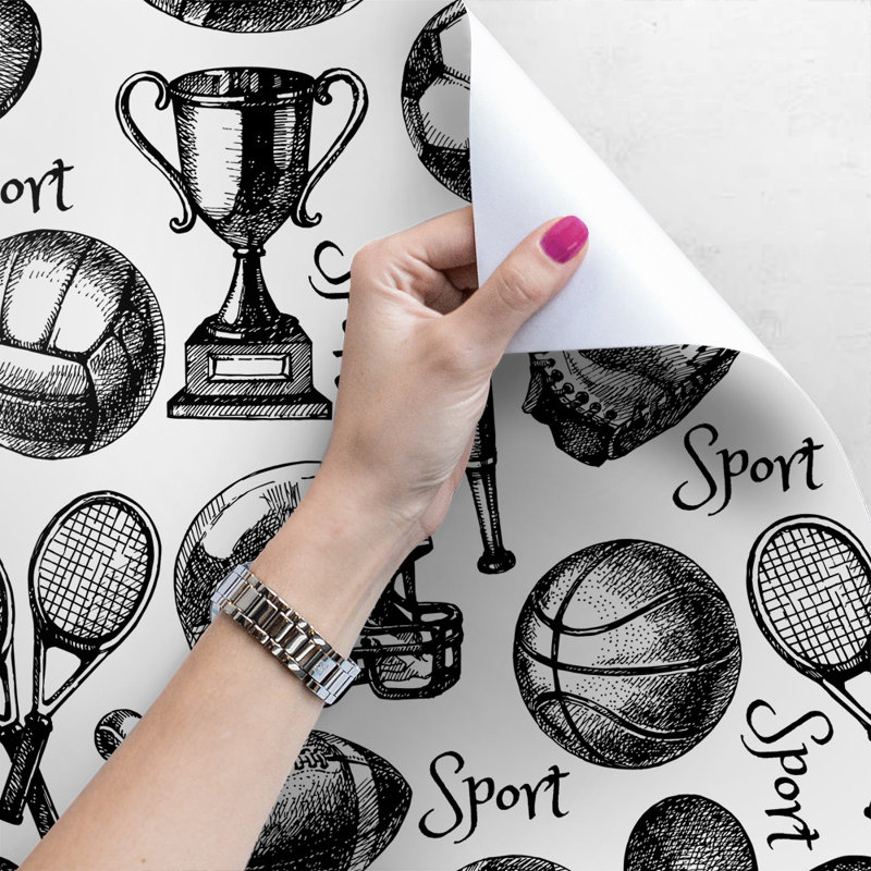 Laylonnie Sport Wallpaper, 360 x 250cm