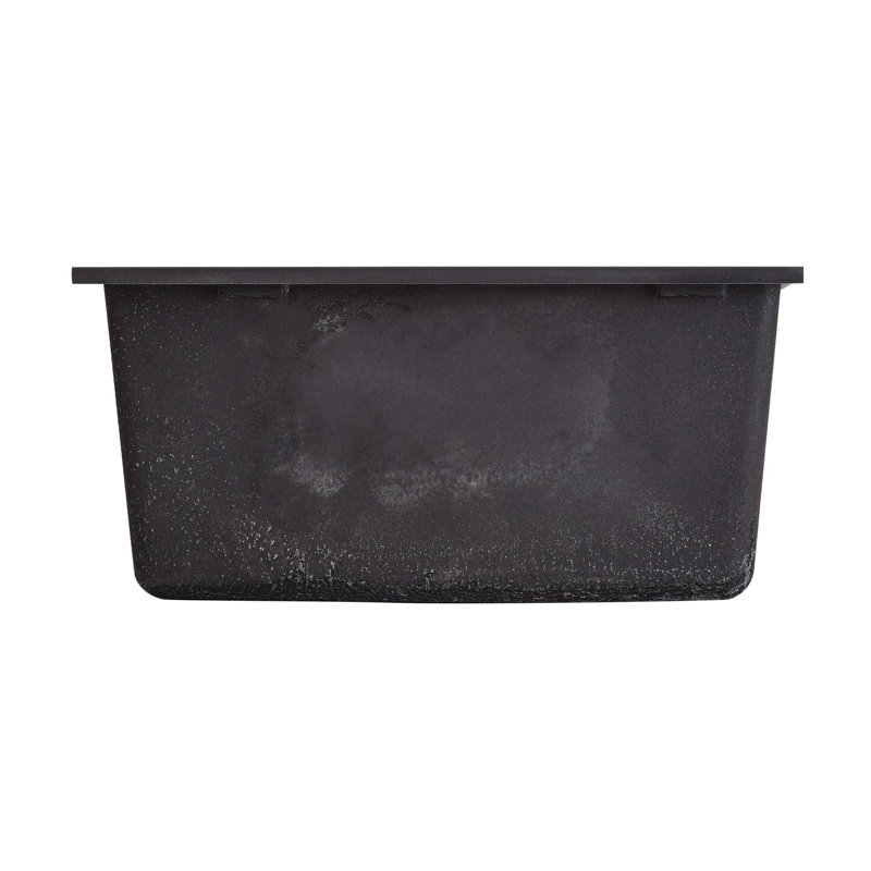 Holcomb 16" L Undermount Kitchen Sink, Midnight Black
