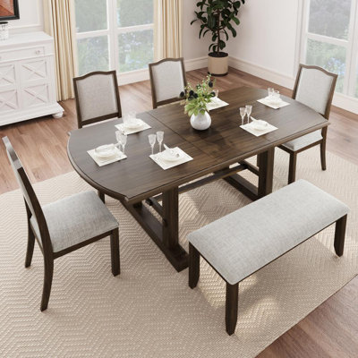 Elegant Expandable Dining Set