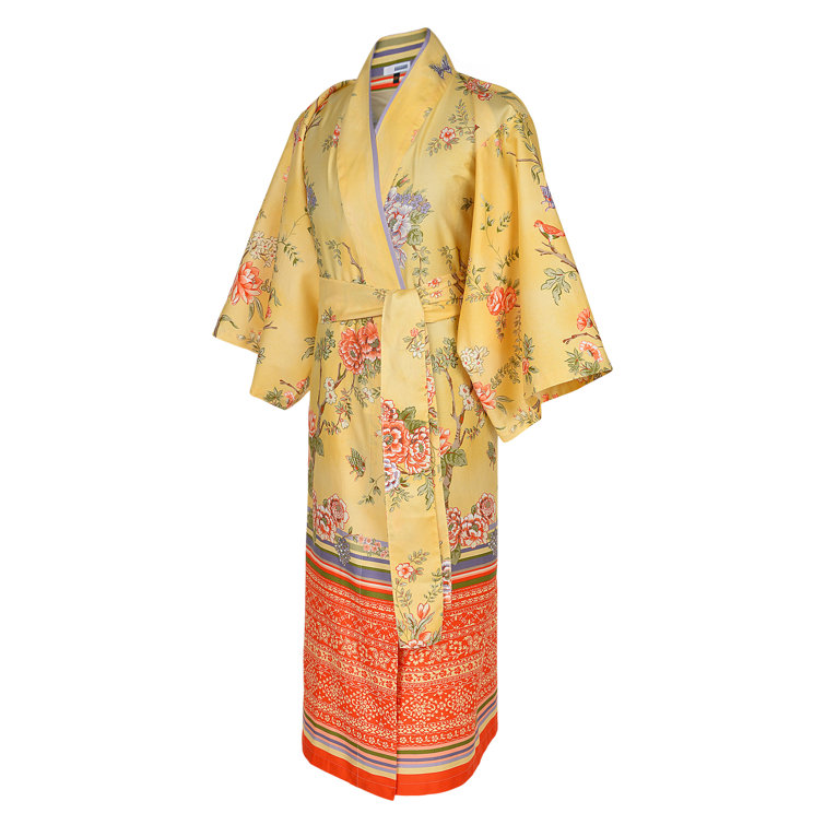 Deco Mex Co Srl 100% Cotton Sateen Ankle Bathrobe | Wayfair.co.uk