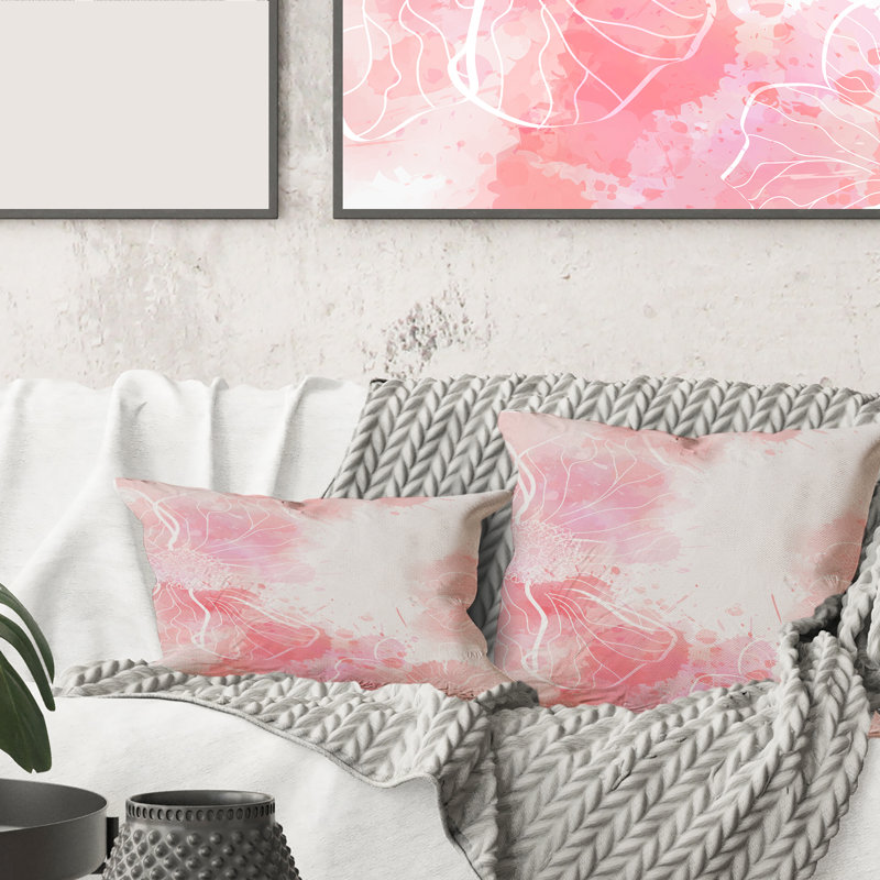 Abstract Throw Pillow