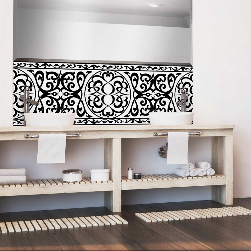 Bolin 45cm W x 90cm L Metal Peel and Stick Panel