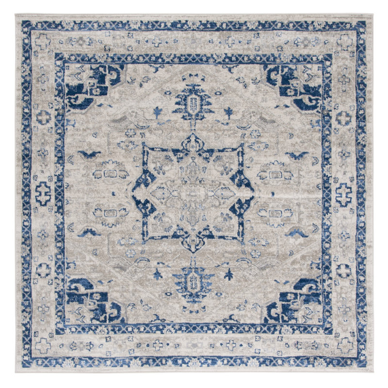Brentwood Performance Oriental Rug, Square 6'7"