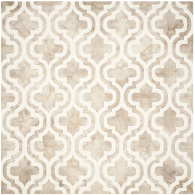 Defranco Hand Tufted Wool Geometric Rug