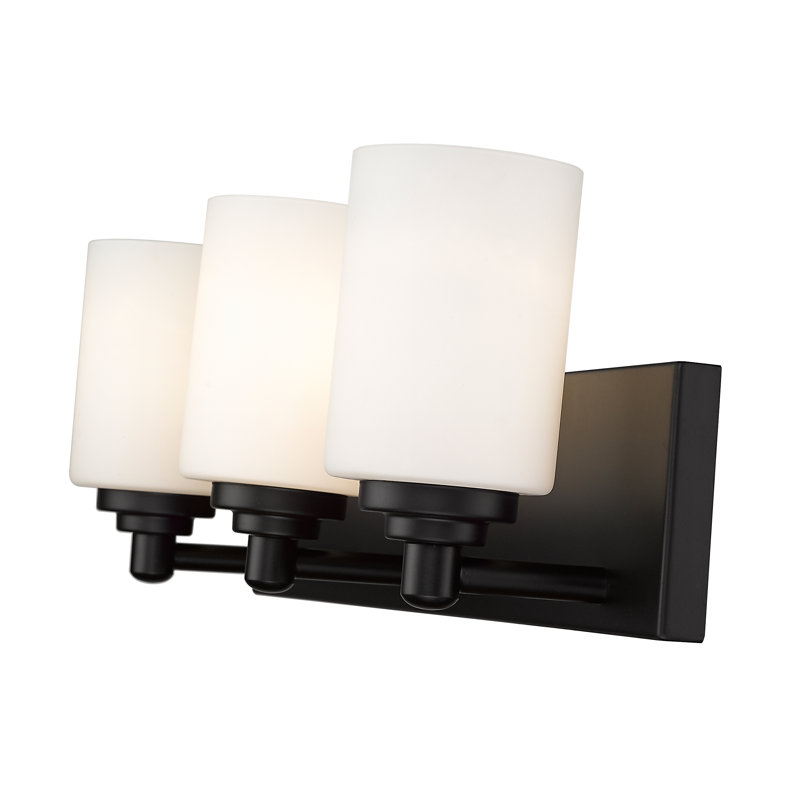 Becraft 3 - Light Dimmable Vanity Light, Matte Black