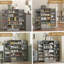 Rangement réglable à 5 niveaux, garde-manger, pour la cuisine, tablettes de porte, portes doubles-206759835