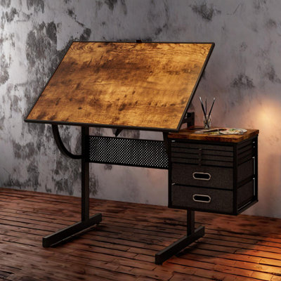 Table en métal 1500 pièces avec plateau réglable, plateaux et tiroirs de rangement