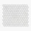 Bianco Dolomiti Hexagon 10" x 12" Marble Honeycomb Mosaic Wall & Floor Tile