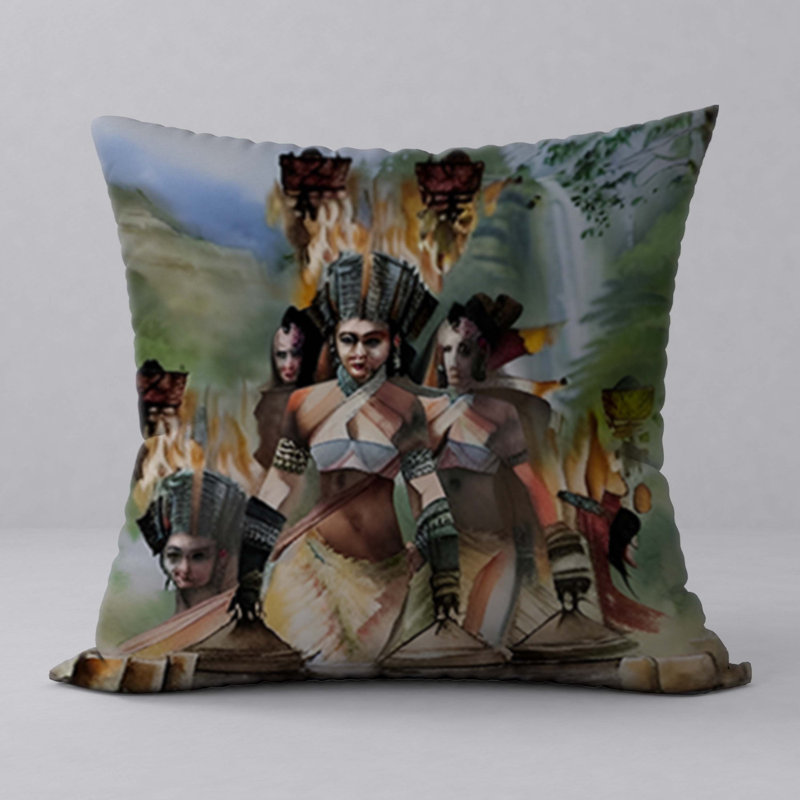 Reversible Throw Pillow