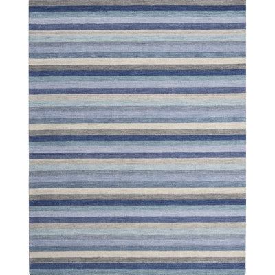 Jazzy Handmade Wool Blue/Indigo Rug
