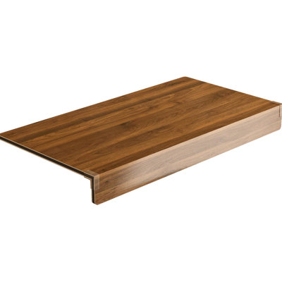 Le support grillagé en mousse de 24 pouces couvre 5 pièces en teinte noyer pour placard et garde-manger amovibles, armoires de cuisine avec supports en bois à angle droit