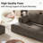 Boneless Oversized Modular Sectional Sofa, 3-piece Foam Couch With Flexible Layout, No Assembly Required-1411147037