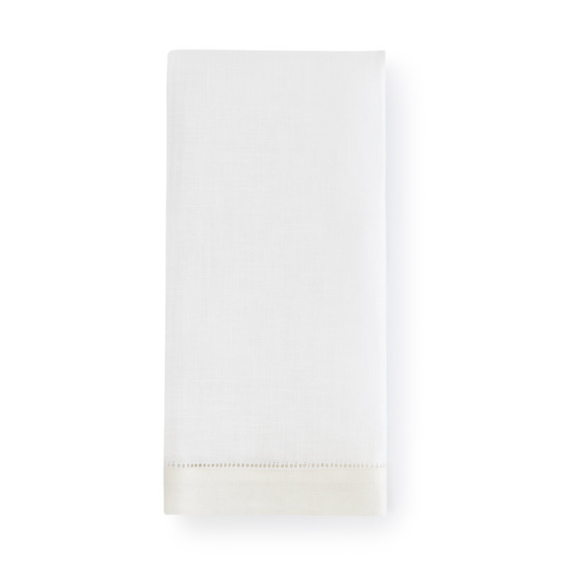 Filo Fingertip Towel Set, White/Ivory