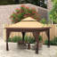 Outsunny 3 x 3(m) Pop Up Gazebo with Mosquito Netting, 1-Button Push-95947850