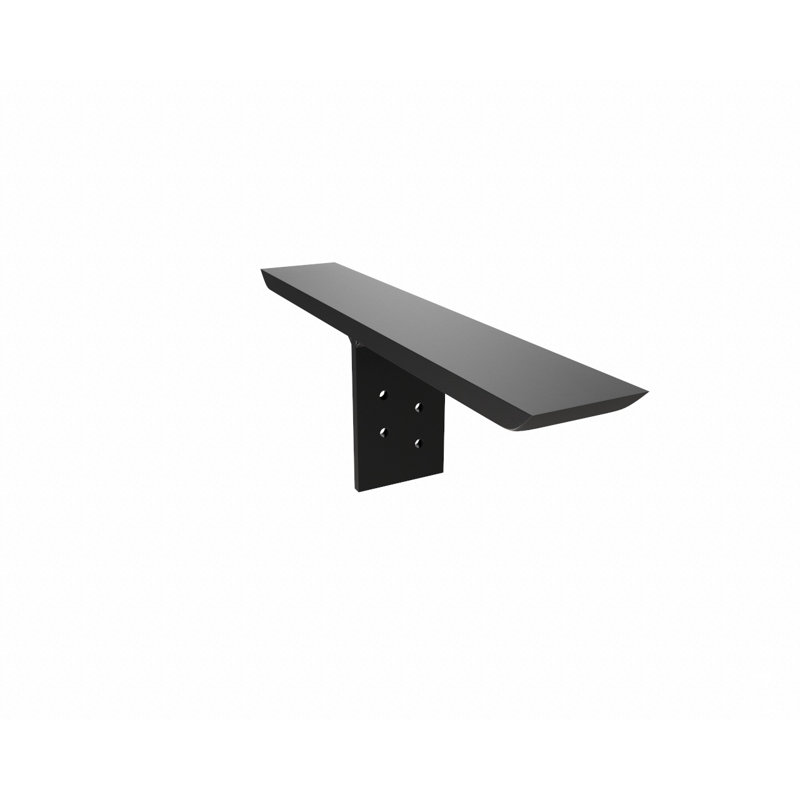 46 po x 2,5 po x 4 po Support de comptoir à support en T The Original, H 4,5 po x l 2,5 po x 46 po